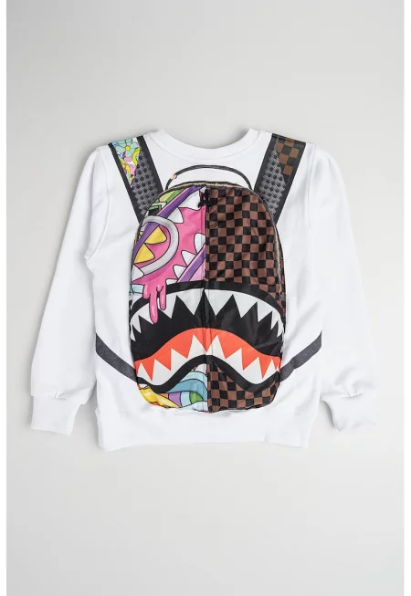 Суитшърт Lucid Dreams Limited Edition и худи - Червен/Избеляло черно/Бял