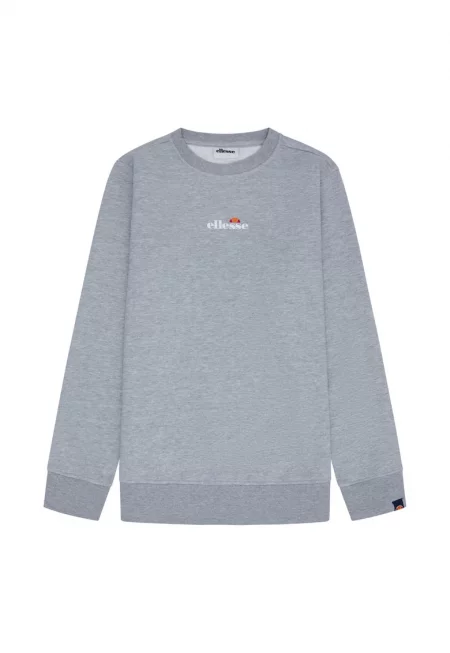 Суитшърт с надписи - Светло сив