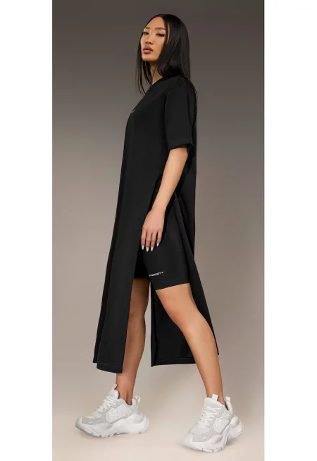 Тениска Произведено от Society - T26244 - Черен