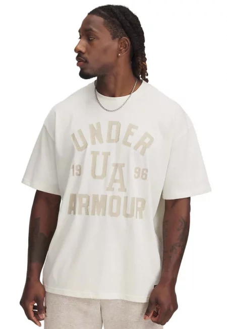 Уголемена тениска с памук с лого