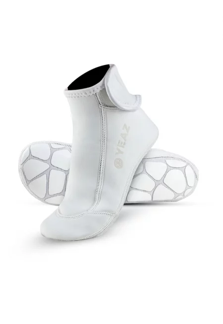 Унисекс неопренови чорапи GRIP PRO 29161 за водни спортове с велкро - Бял
