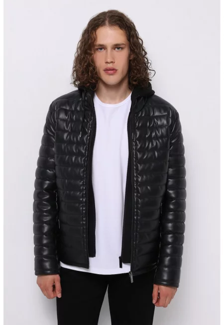 Яке с цип - Черен