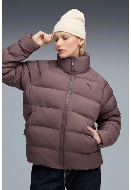 Зимно непромокаемо яке с ръкави реглан - Бледовиолетов