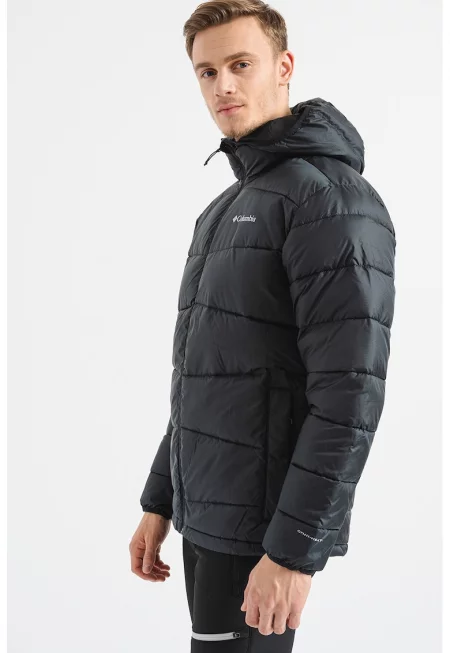 Зимно яке Fivemile Butte II с качулка - Черен