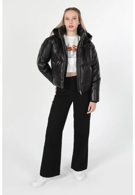 Зимно яке от еко кожа