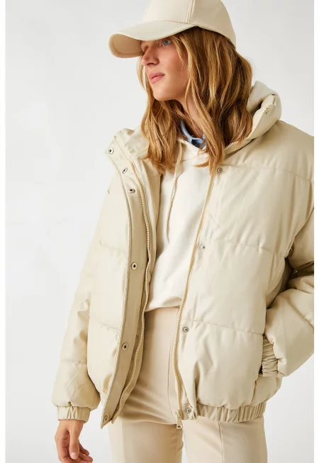 Зимно яке с еластични краища