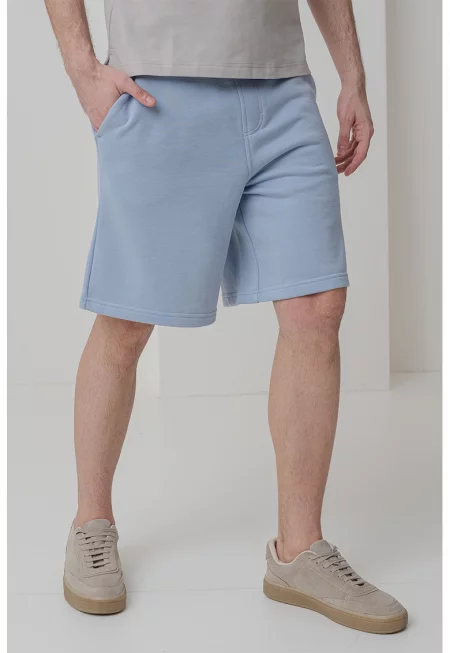 Бермуди с връзка - Прашно синьо