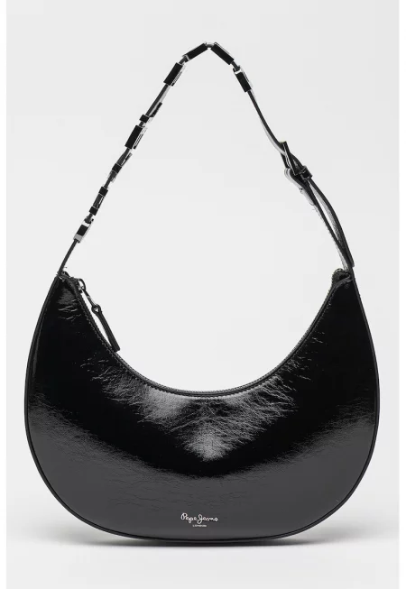 Чанта Crescent Moon еко кожа - Черен