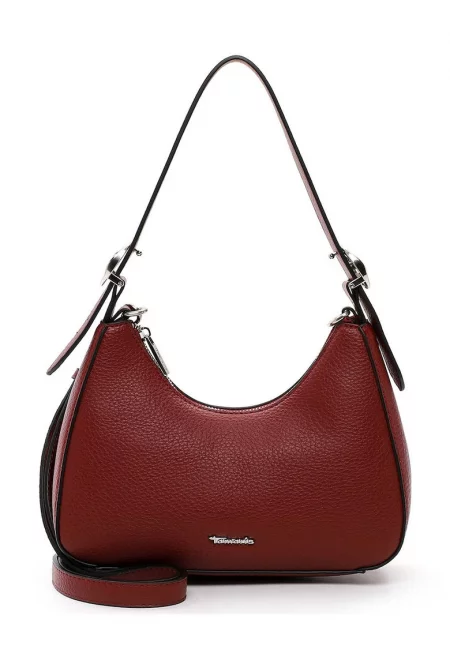 Чанта през рамо от еко кожа с метално лого