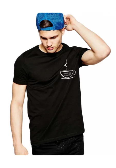 Черна мъжка тениска - Espresso Yourself II