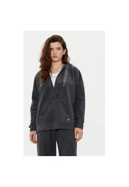 Дамска блуза -  304940002 - Памук/Еластан - 36 - Сив