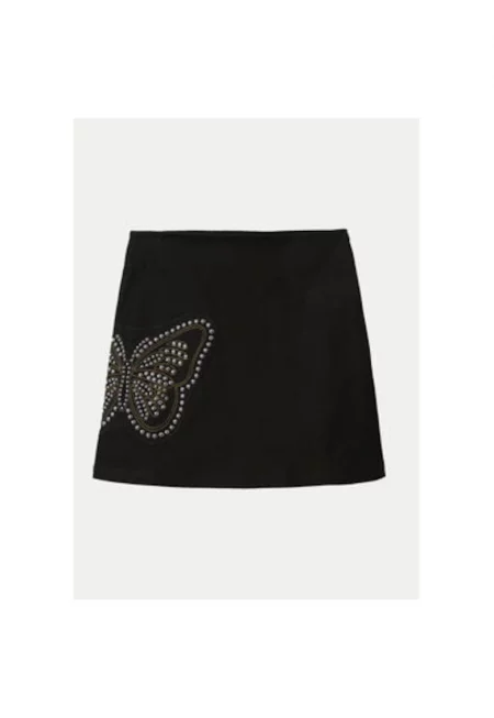 Дамска пола -  304477416 - Памук - Черен - Черен