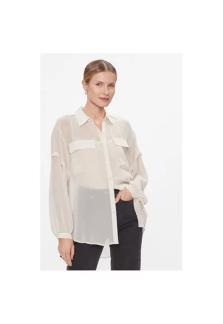 Дамска риза -  303600860 - Полиестер - Бежов