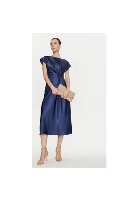 Дамска рокля -  304413780 - Полиестер - Син - Син