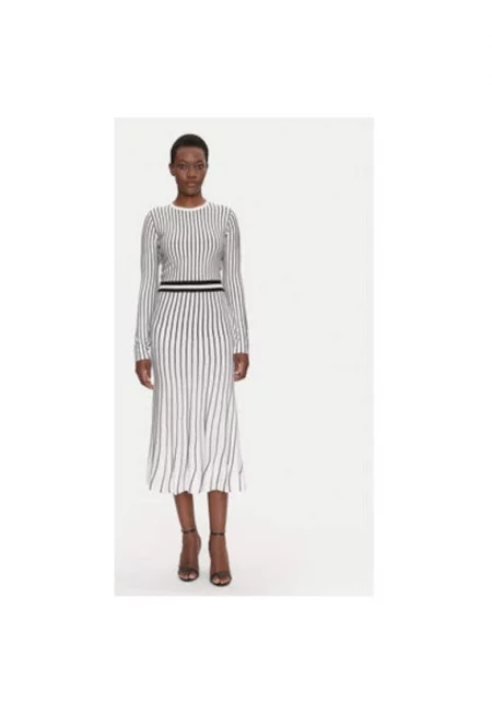 Дамска рокля  FS25SD5002K501N8 - Вискоза/Полиамид - Бяла - Бял