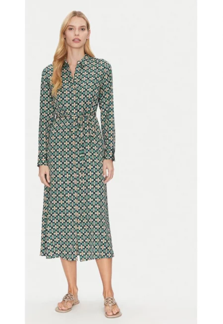 Дамска рокля - Marc O'Polo - 304827051 - Вискоза - Зелена - Зелен