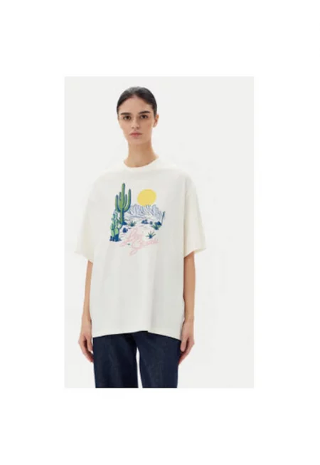 Дамска тениска  размер S - A4924-0082 - памук - бял