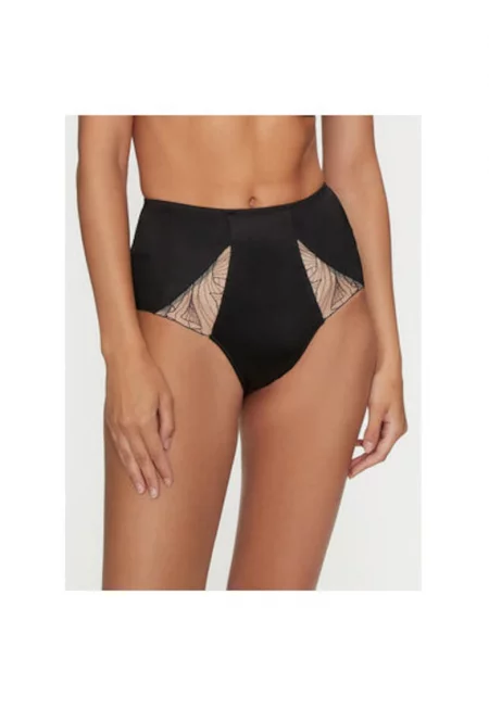 Дамски бикини -  304178832 - Найлон/Еластан - Черни - Черен