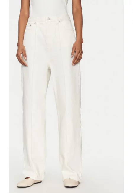 Дамски дънки -  305138668 - Памук - Бели - Бял