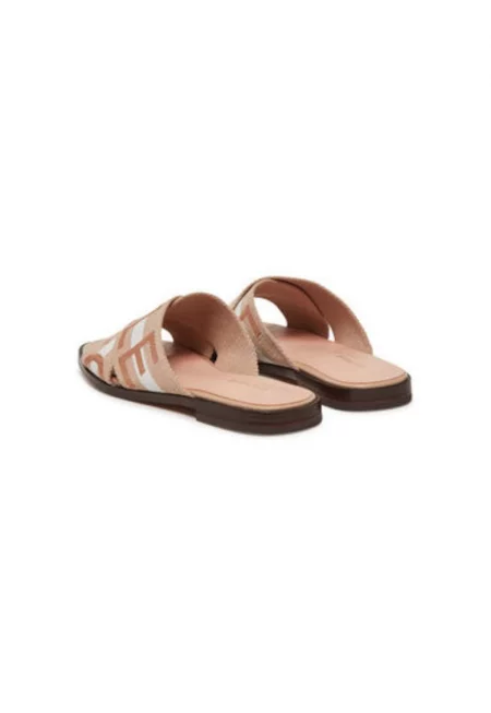 Дамски джапанки - S07 17 01 01 M09 -  Текстил - Бежов