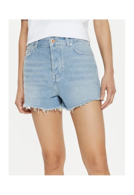 Дамски панталон -  762070 - Син - Памук