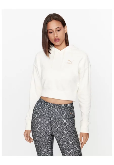 Дамски суитшърт -  302589791 - Памук - Екрю