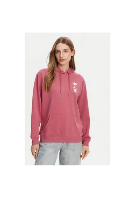 Дамски суитшърт  ERJFT04952 - памук/полиестер - розов
