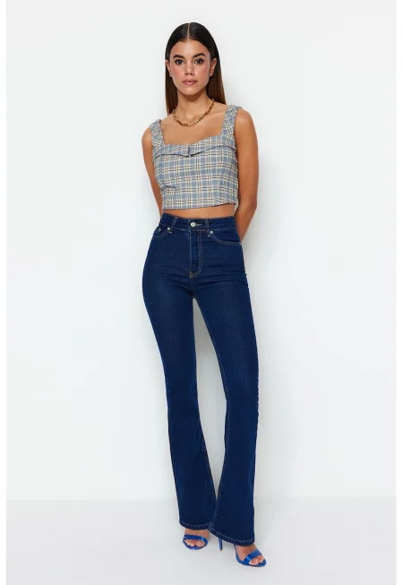 Дънки с висока талия