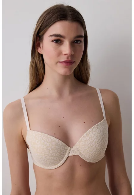 Десениран сутиен с подплънки