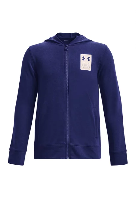 Худи Rival с джобове и качулка - Тъмносин