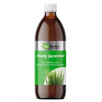 Сок от млад ечемик с каму-каму и натурален витамин С - За пречистване на организма, 500 ml, 10 дози