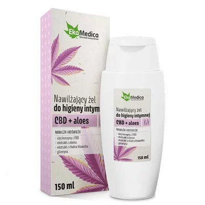 Измивен интимен гел с Алое Вера и масло CBD, 150 ml