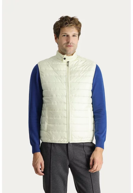 Капитониран елек с цип