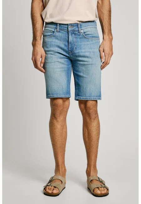 Къси дънки - Светлосин