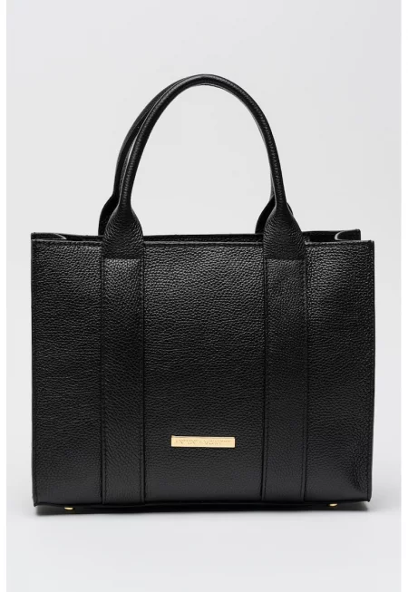 Кожена чанта с отделяща се презрамка