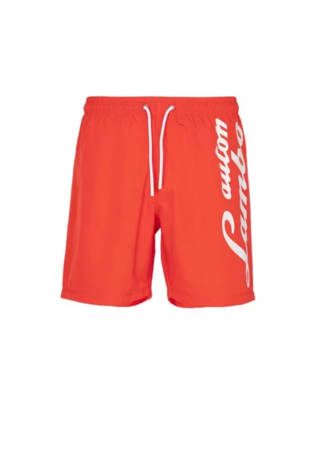 Мъжки бански -  Полиамид - Червен