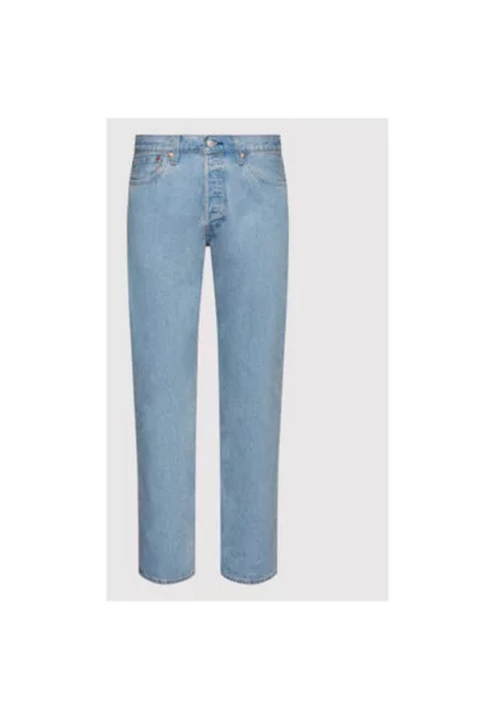 Мъжки дънки -  301338307 - Памук/Лиосел - Син - Син