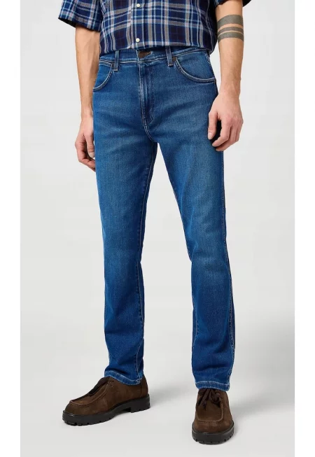 Мъжки дънки  Larston - сини - средна талия - памук