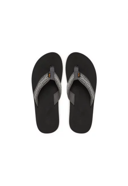 Мъжки джапанки  4168 - Текстил - Сив - Сив