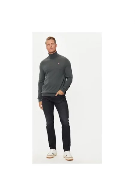 Мъжки суитшърт -  304196355 - Вълнен - Зелен