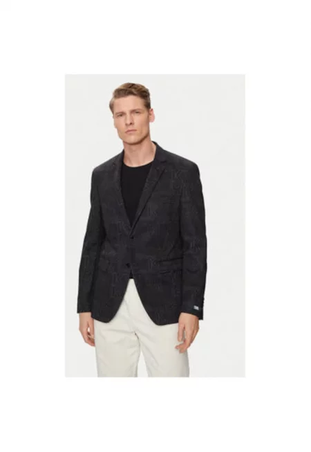 Мъжко яке -  303555702 - Полиестер - Черно