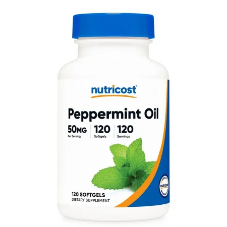 Мента масло – При стомашен дискомфорт, 50 mg, 120 софтгел капсули