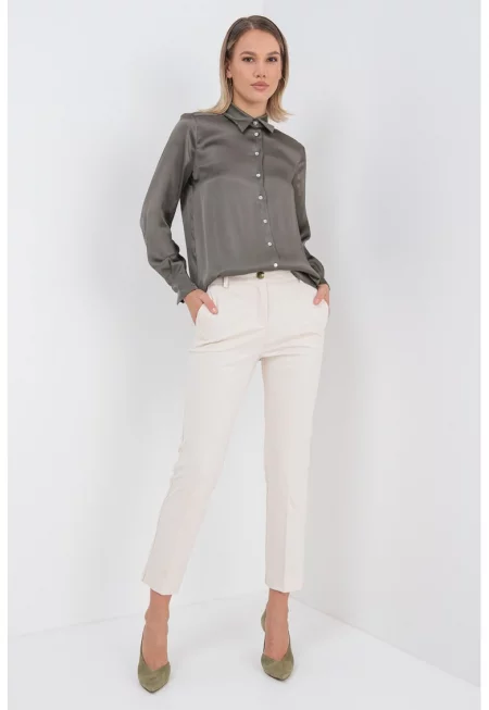 Официален скъсен слим панталон