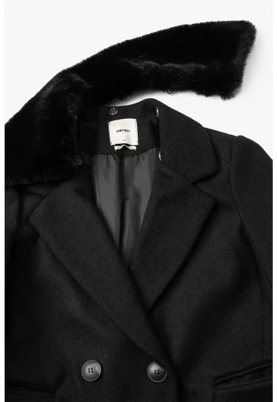 Палто с еко пух