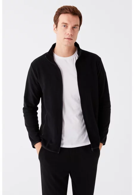 Поларено яке с джобове с цип