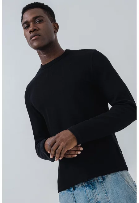 Рипсена памучна блуза