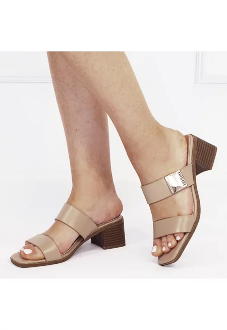 Сабо - с удобен ток 8209 M12 17497 - Бежови