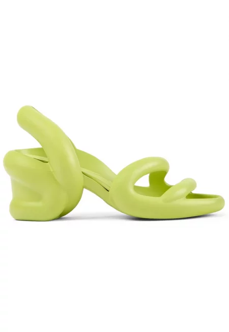 Сандали Kobarah с отворена пета - Жълт