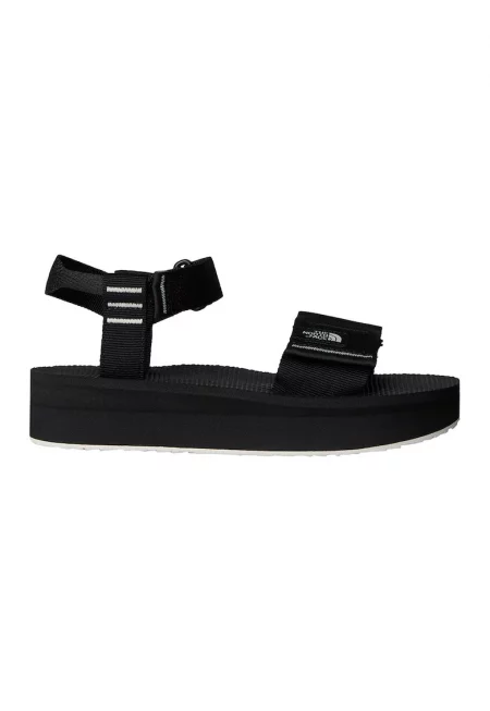 Сандали Skeena с равна платформа и велкро - Черен