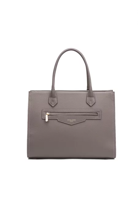 Шопинг чанта Erisma от еко кожа - Тъмнокафяв